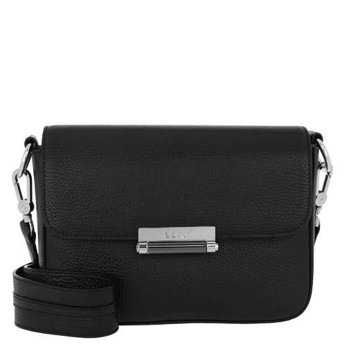 Abro Adria Leather Crossbody Bag Black/Nickel Crossbody Bag