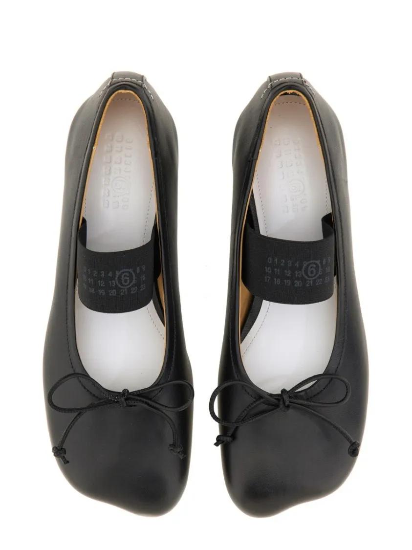Thumbnail - Ballerina Anatomic Leather Flats - Gr. 38 (EU) - in Schwarz