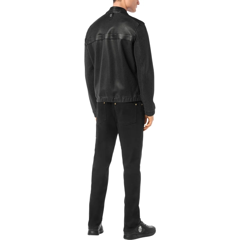 BILLIONAIRE Daunenjacke Lederjacke schwarz(Image 2)