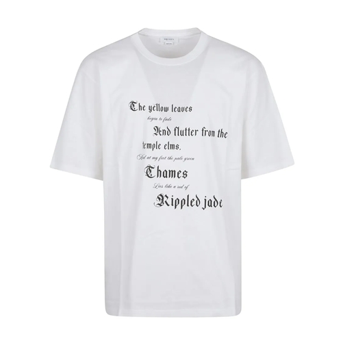 Alexander McQueen T-Shirts Pure Cotton T-Shirt White