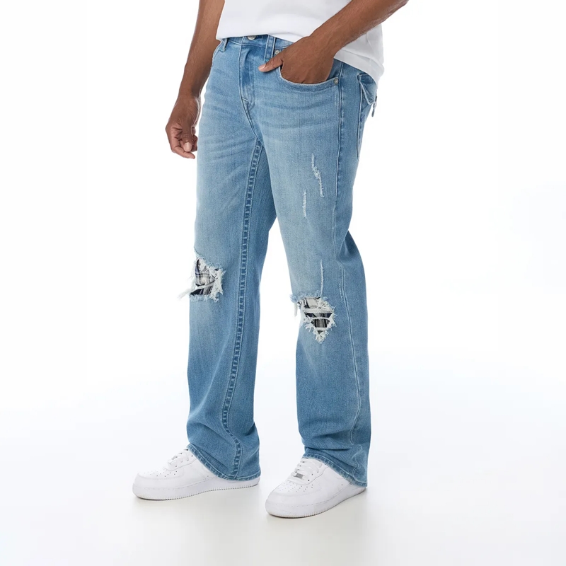 True Religion Bootcut-Jeans - Modell: Billy- Länge 34- Bootcut-Passform- Us blau(Image 3)