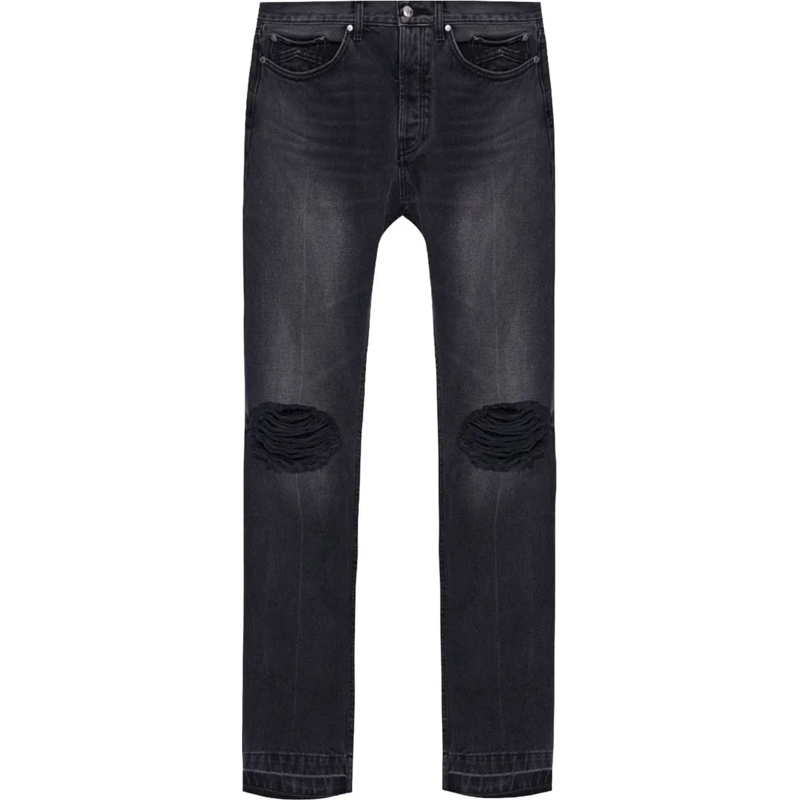 Rhude Slim-Fit-Jeans Jeans Black schwarz