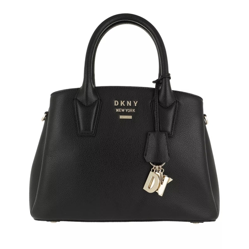 DKNY Hutton MD Satchel Bag Black/Gold Rymlig shoppingväska