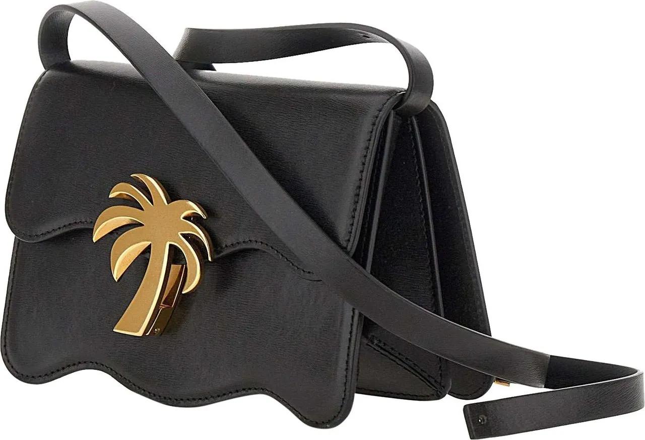 Palm Angels Hobo bags Shoulder Bag Black in zwart
