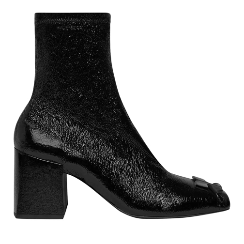 Courrèges Stiefel Courreges Black fabric ankle boots schwarz