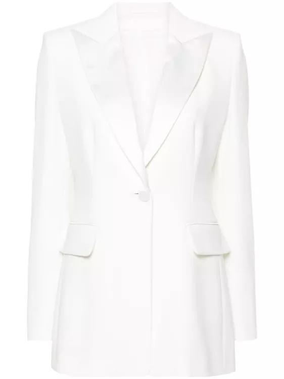 Max Mara - Single Breasted Jacket - Größe 40 - white