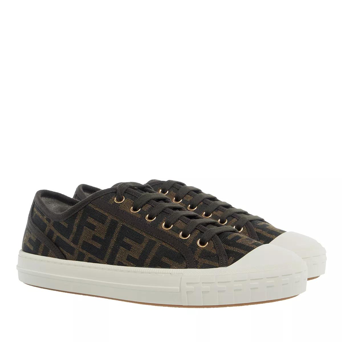 Fendi Sneakers - FF Low Top Sneakers - Gr. 41 (EU) - in Braun - für Damen