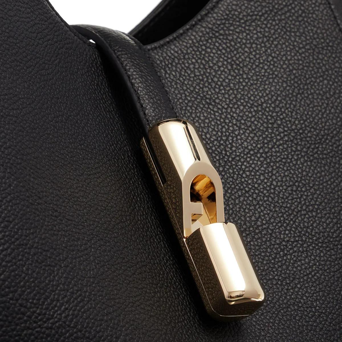 Furla Hobo bags Goccia Xl Hobo in zwart