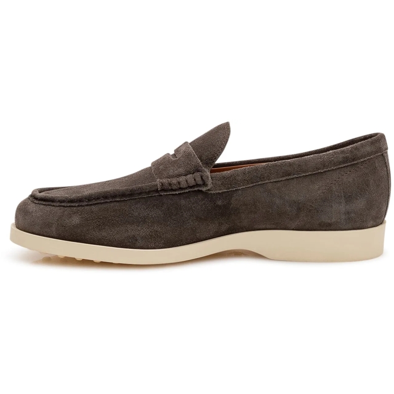 Tod's Loafer Mocassino in Pelle Scamosciata taupe(Image 4)