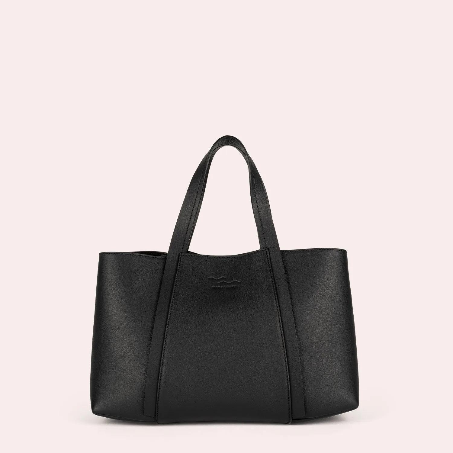 mine mina Totes - MARIT - die mittelgroße Handtasche für Damen - Gr. unisize - in Schwarz - für Damen