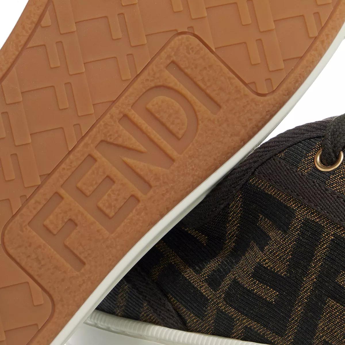 Fendi Sneakers FF Low Top Sneakers in bruin