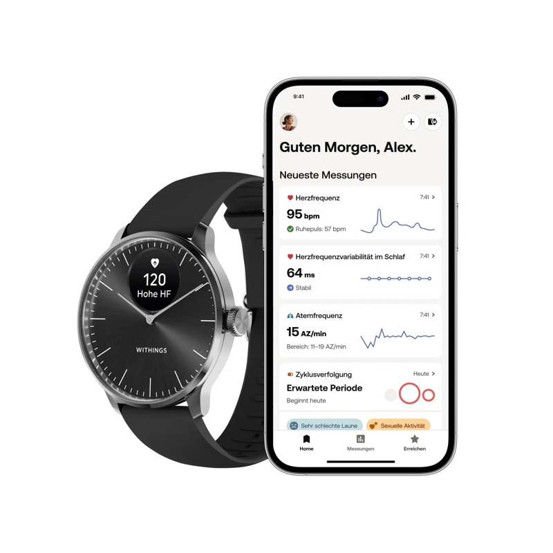 Withings Automatikuhr SCANWATCH  LIGHT schwarz(Image 5)