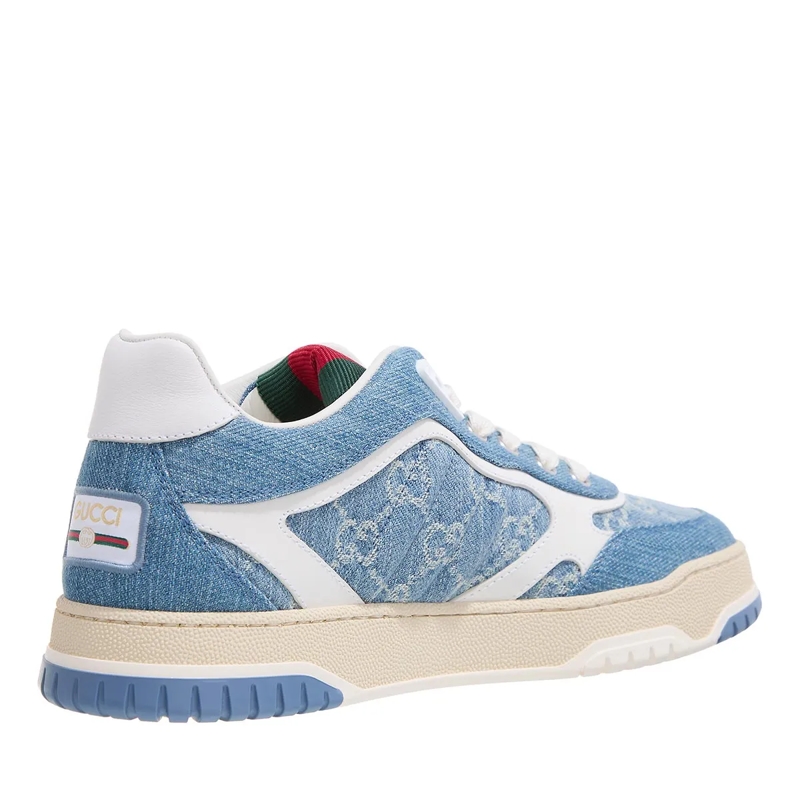 Gucci Low-Top-Sneaker WREWEB SNKR GG DENIM W/WEB(Image 4)