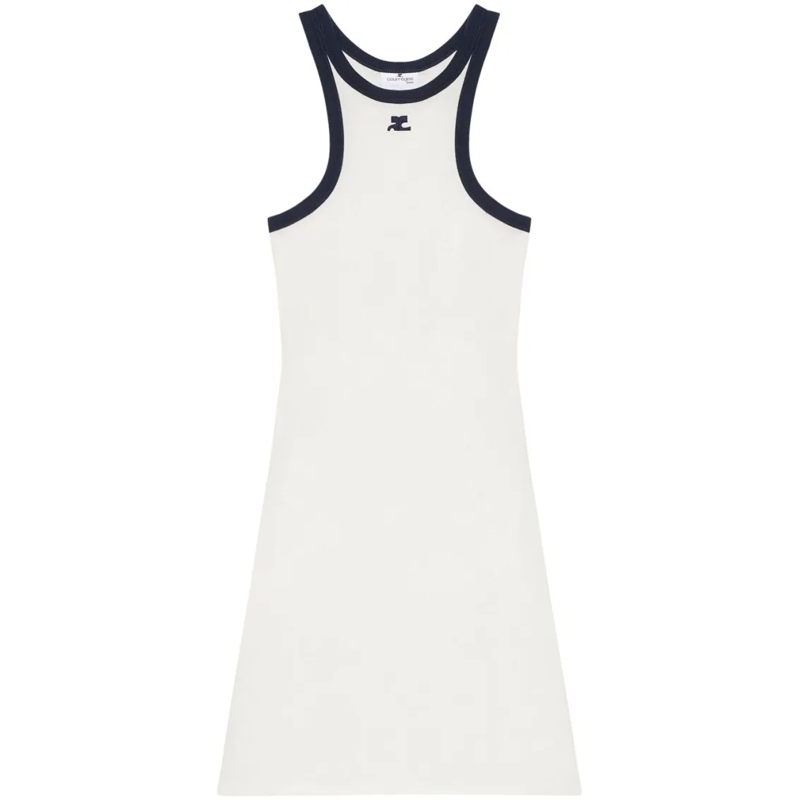 Courrèges Minikleid Racerback Mini Dress White