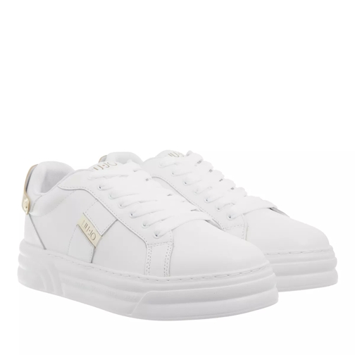 LIU JO Cleo Sneakers White/Light Gold lage-top sneaker