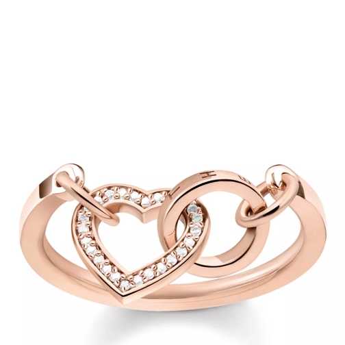 Thomas Sabo Ring Together Heart  Rose Gold Bague solitaire