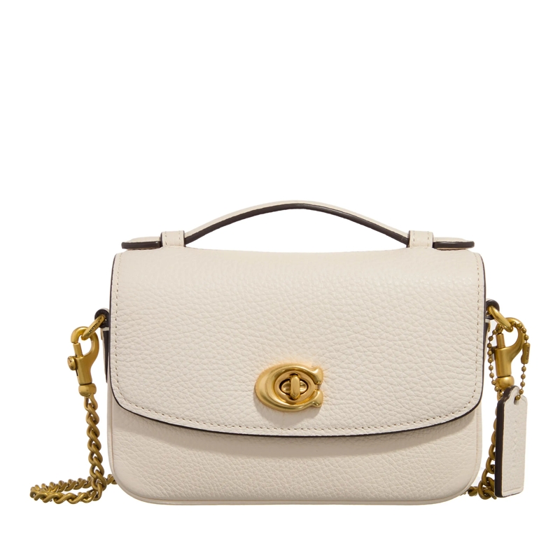Coach Crossbody Bag Refined Pebble Leather Cassie Crossbody 17 Chalk