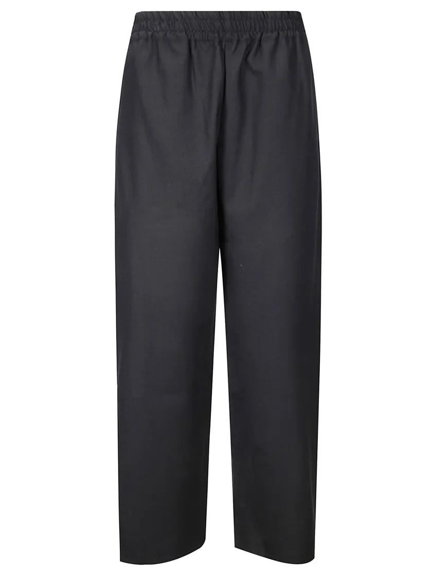 Thumbnail - Studio Nicholson - Wide Leg Trousers With Side Slit - Größe 42 - blau