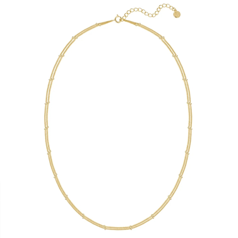 Glanzstücke München Mittellange Halskette Sterling Silber Halskette gold(Image 2)