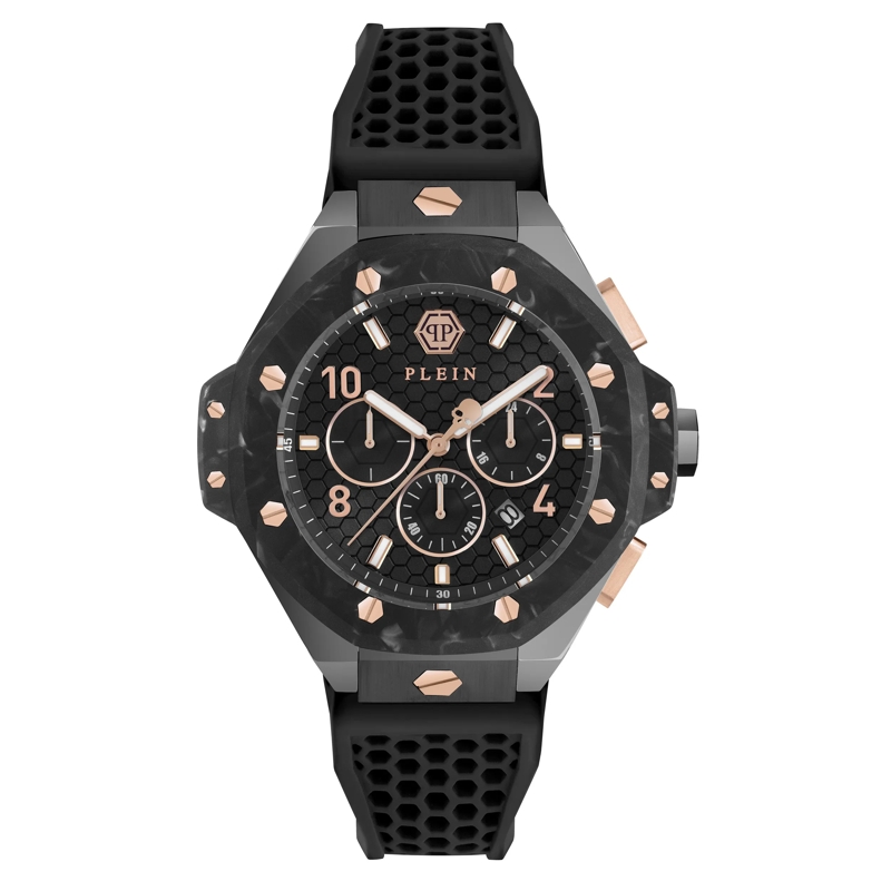 Philipp Plein Chronograph Quarz-Chronographenuhr Plein Chrono Royal 46 Mm schwarz