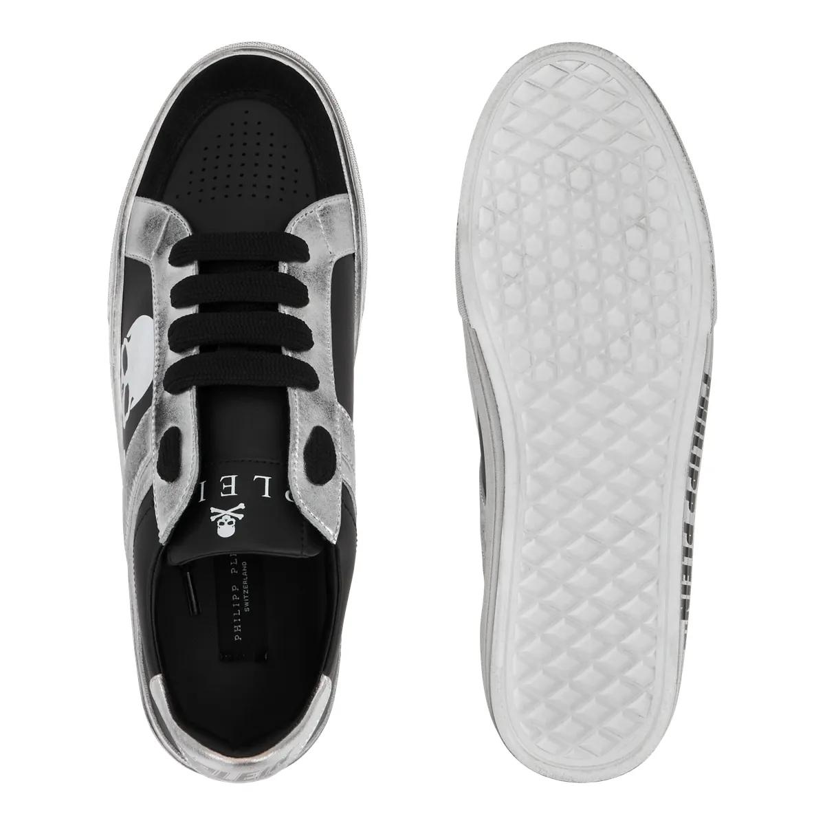 Thumbnail - Philipp Plein Low-Top Sneaker - Lo-Top Turnschuhe Retrokickz - Gr. 44 (EU) - in Schwarz - für Damen