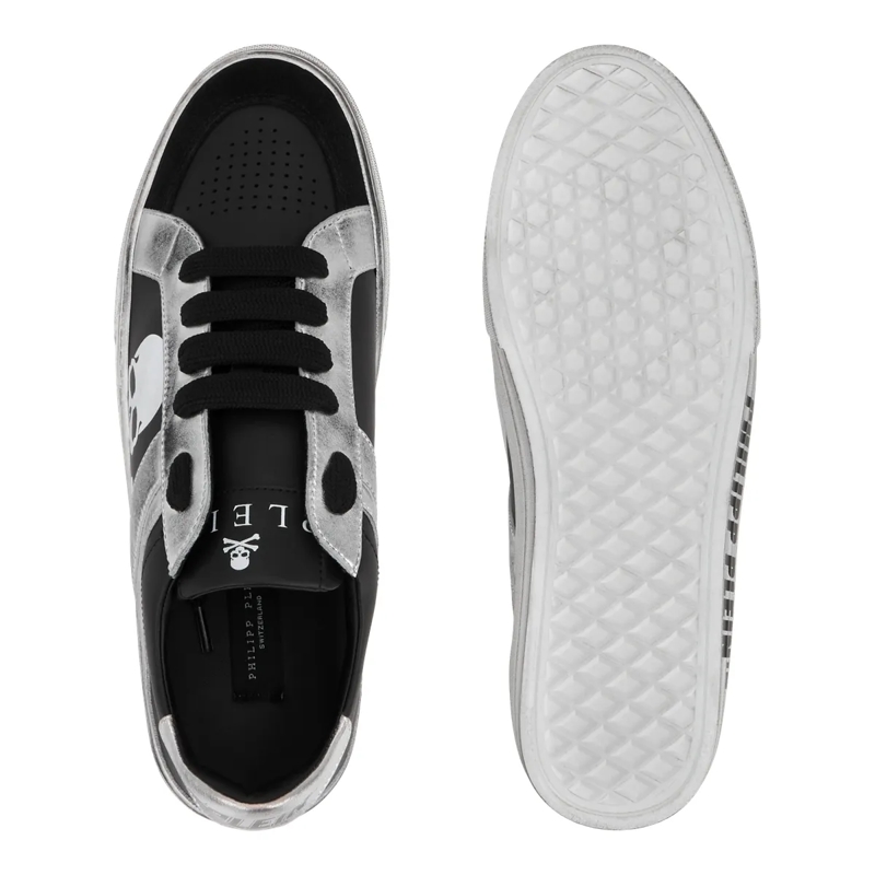 Philipp Plein Low-Top-Sneaker Lo-Top Turnschuhe Retrokickz schwarz(Image 5)