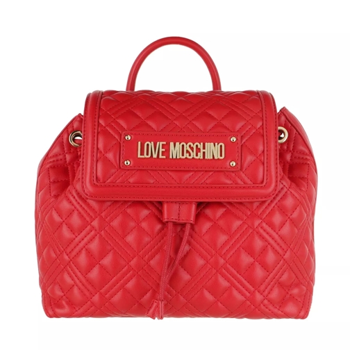 Love Moschino Borsa Quilted Nappa Pu Rosso Backpack