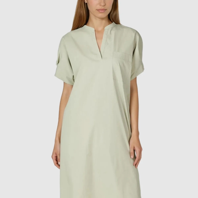 Marc Aurel Midikleid Poplinkleid beige(Image 3)