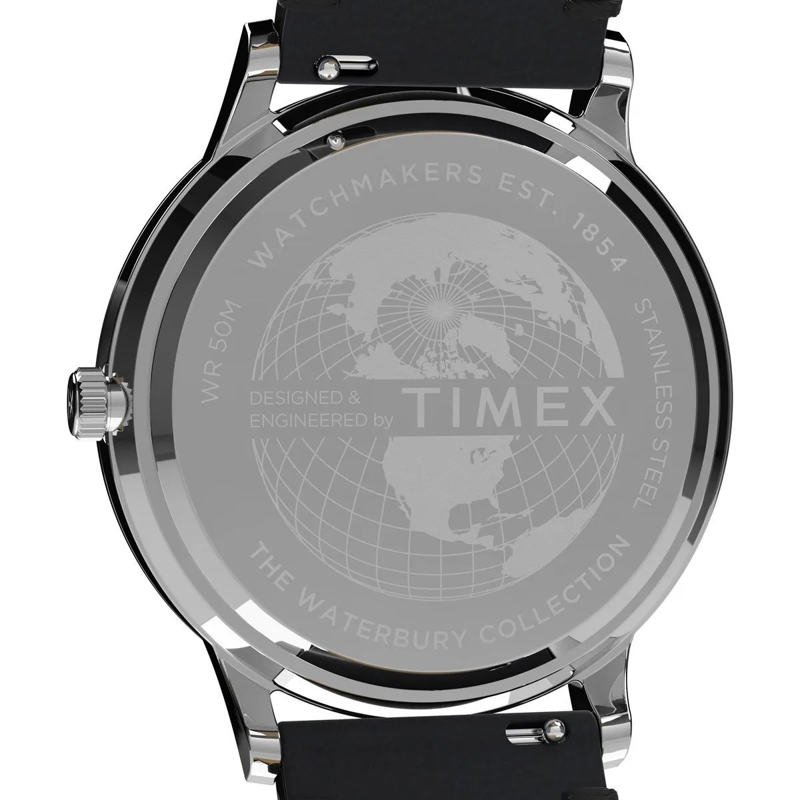 Timex Quarzuhr Analoge Uhr Waterbury Traditional schwarz(Image 4)