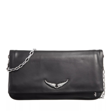 Zadig Voltaire Rock Eternal Smooth Calfskin Noir Crossbody Bag