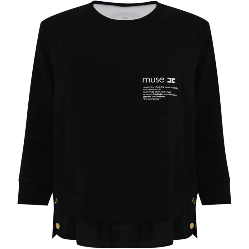 Elisabetta Franchi Pull Sweaters Black schwarz