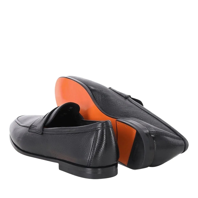 Santoni Loafer Loafer Carlos aus Leder schwarz(Image 2)