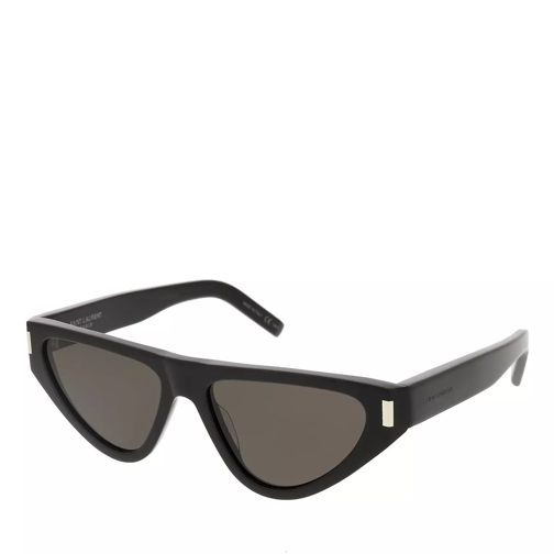 Saint Laurent SL 468-001 55 Sunglass Woman Acetate Black-Black-Black Sunglasses