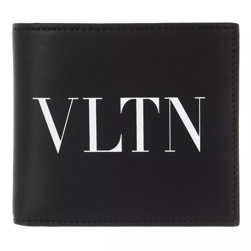 Valentino Garavani VLTN Cardholder Black Bi-Fold Portemonnee