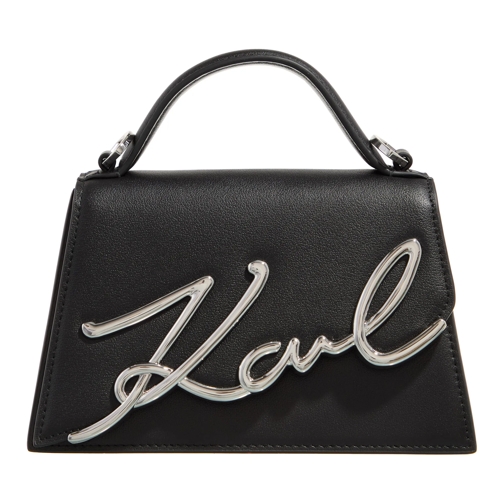 Karl Lagerfeld Satchel K/Signature 2.0 Sm Crossbody Black