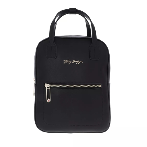 Tommy Hilfiger Iconic Tommy Signature Backpack Black Zaino