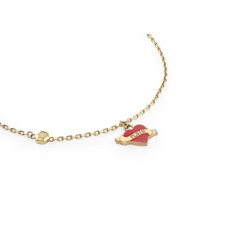 Philipp Plein Mittellange Halskette Necklace Plein Valentine gold(Image 3)