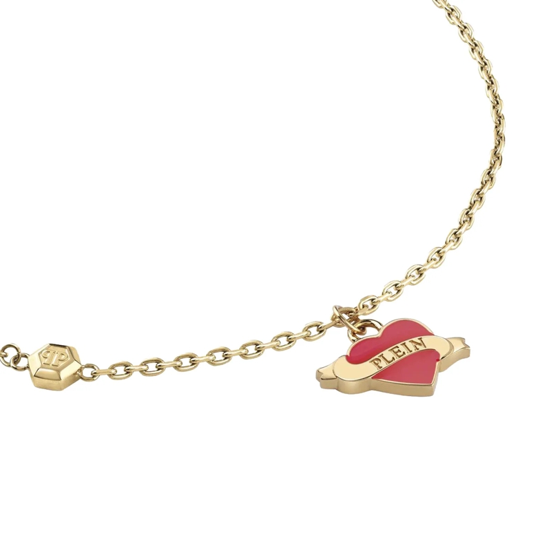 Philipp Plein Mittellange Halskette Necklace Plein Valentine gold(Image 3)