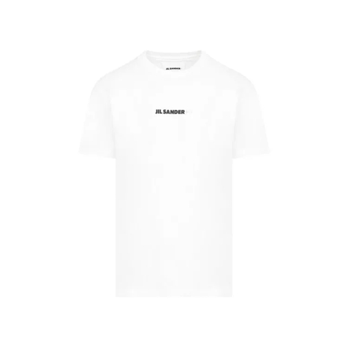 Jil Sander White Porcelain Cotton T-Shirt White 