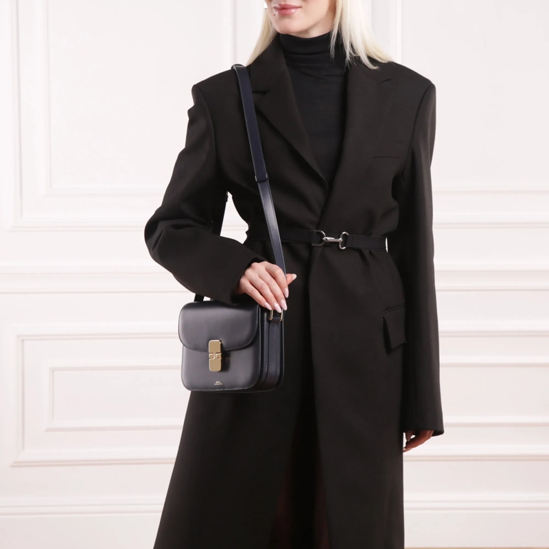 A.P.C. Crossbody Bag Sac Grace Small Dark Navy(Image 2)