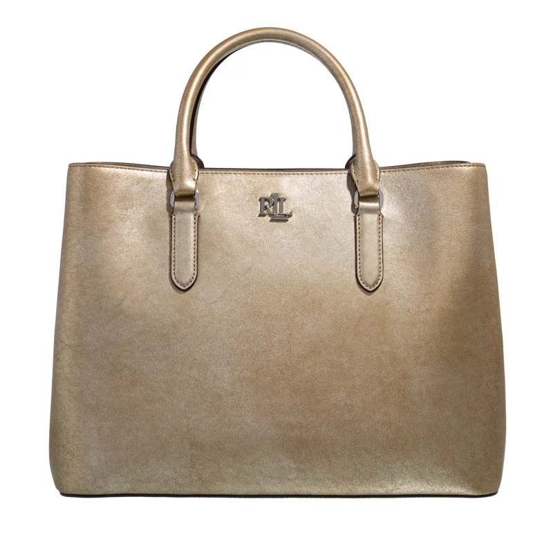 Lauren Ralph Lauren Tote Marcy 36 Satchel Large Antique Silver