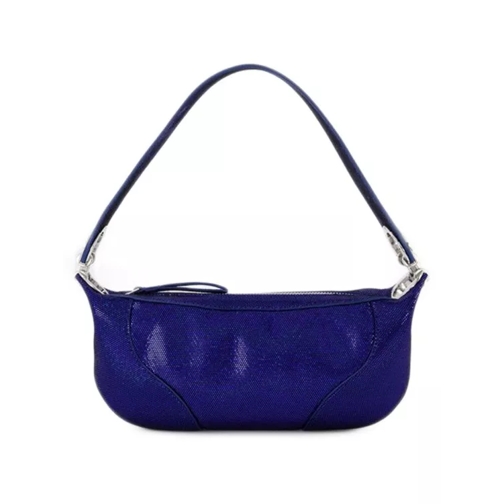 By Far Mini Amira Hobo Bag  - Blue - Leather Blue Sac à bandoulière