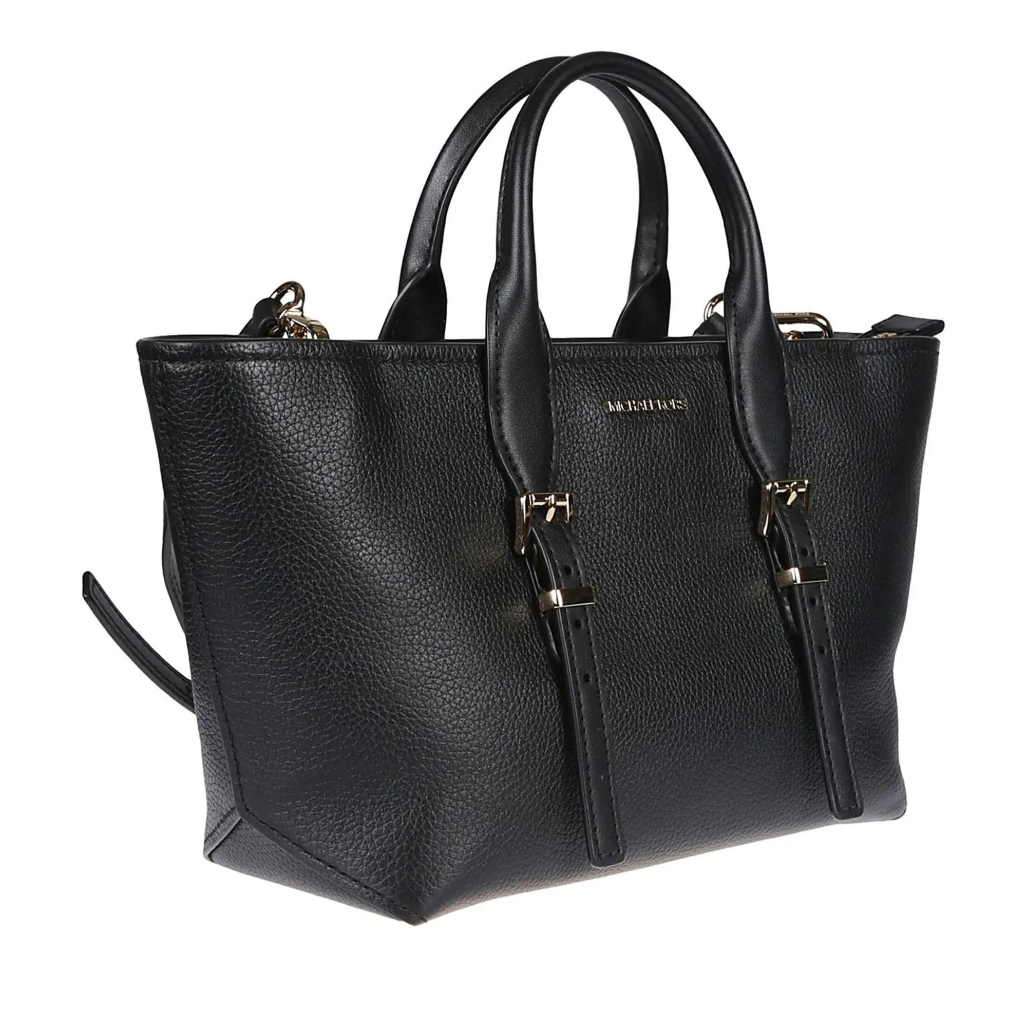 Michael Kors Crossbody bags Small Moore Satchel Tote Bag Black in zwart