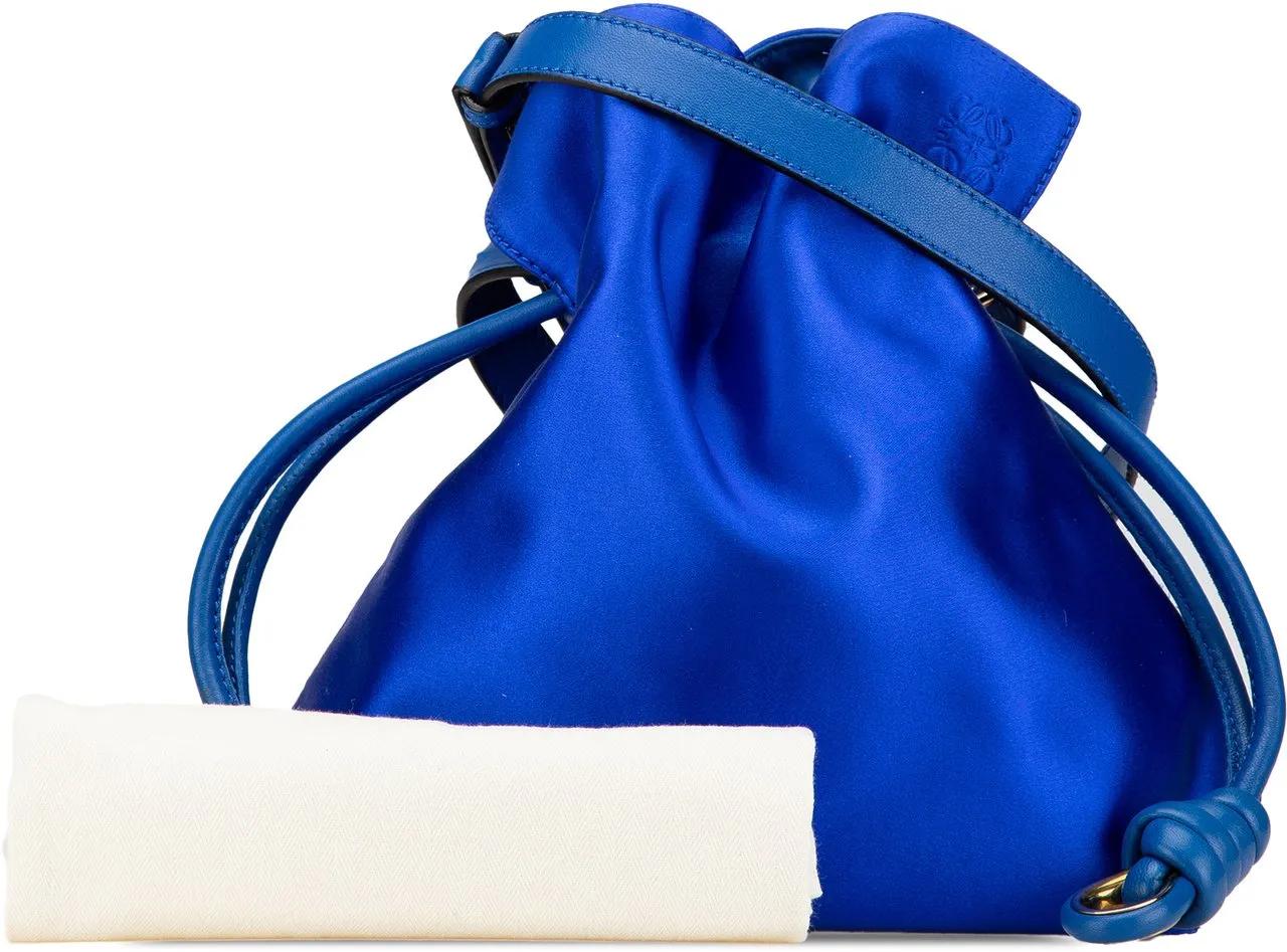 Thumbnail - Loewe Hobo Bags - 2016 Small Satin Flamenco Knot - Gr. unisize - in Blau - für Damen