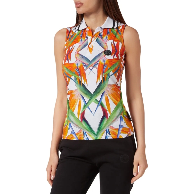 Plein Sport Top Poloshirt weiss(Image 2)