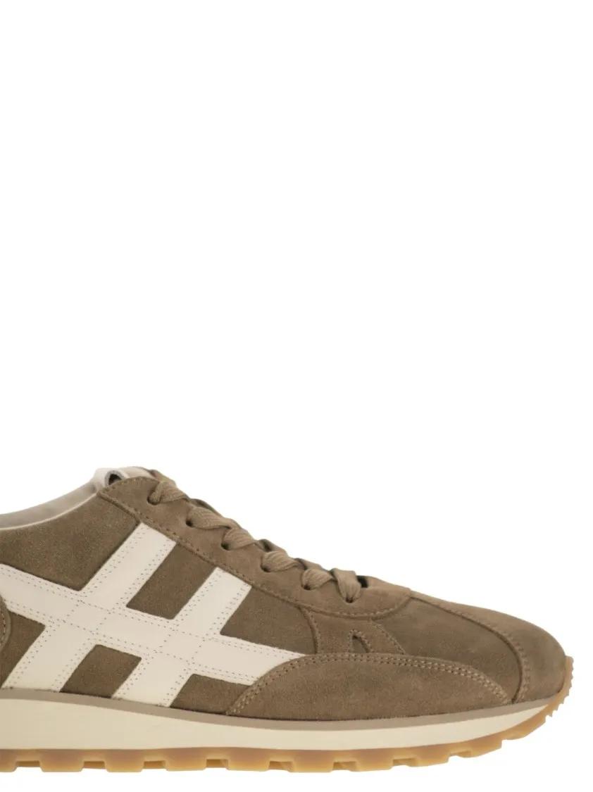 Thumbnail - Hogan Low-Top Sneaker - 86Er Suede Sneakers - Gr. 9 - in Beige - für Damen