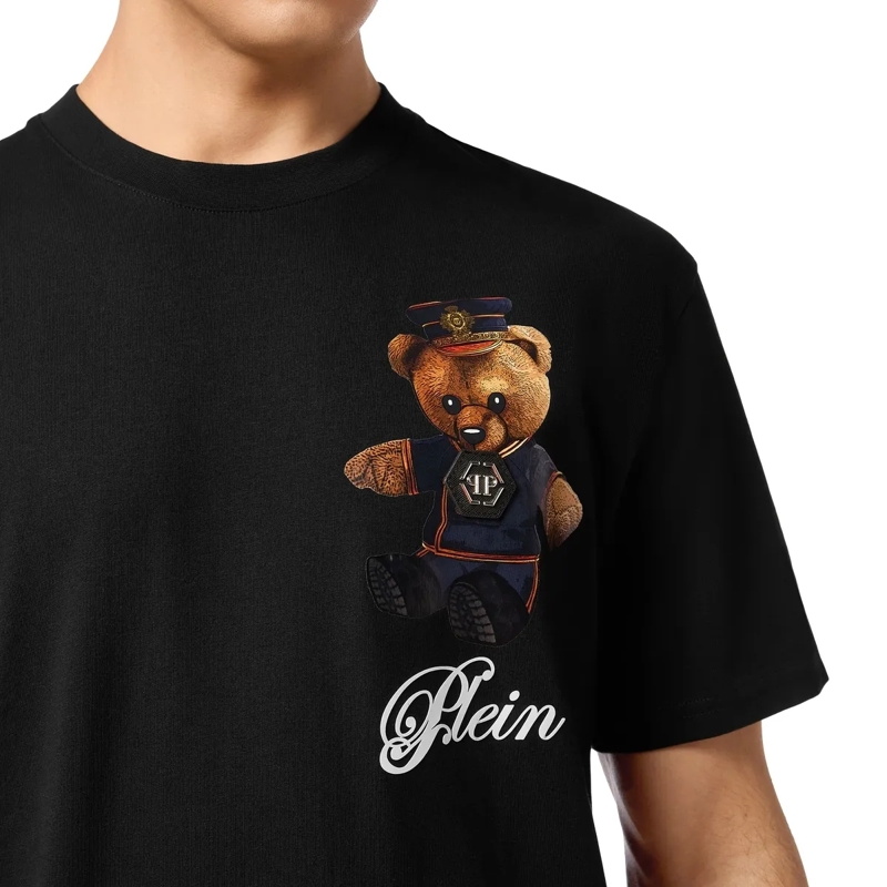 Philipp Plein T-Shirt T-Shirt Rundhalsausschnitt Ss Teddy schwarz(Image 5)