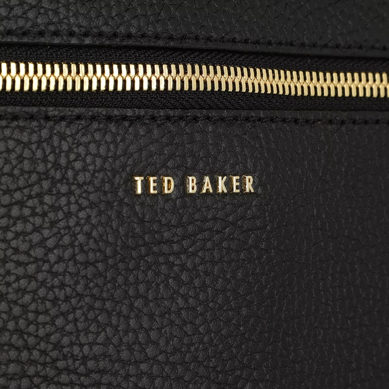 Ted Baker Hobo Bag Cafrin Zip Detail Hobo Bag Black(Image 4)