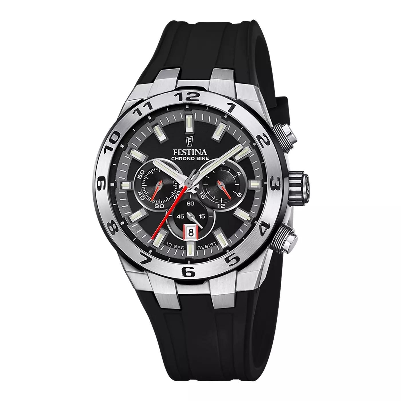 Festina Uhren - Festina Chrono Bike herren Uhr Schwarz F20671/6 - Gr. unisize - in Silber - für Damen