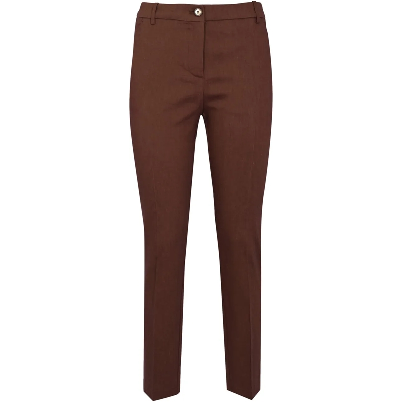 Pinko Chino Trousers Marrone Terra X Piante braun